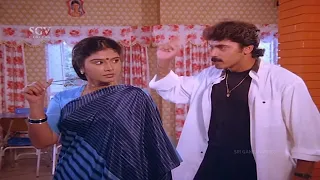 Wife teaches Lesson to Shashikumar | Bare Nanna Muddina Rani Kannada Movie Super Scenes