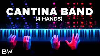 Star Wars - Cantina Band (4 Hand) | Ragtime Piano Cover by Brennan Wieland
