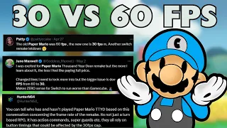 Paper Mario The Thousand Year Door: Do We Need 60 FPS?