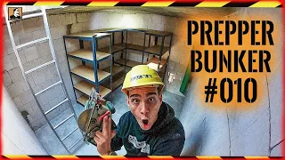 PREPPER BUNKER #010 | Start INNENAUSBAU | Schimmel im BUNKER | LEITER & REGALE | Survival Mattin