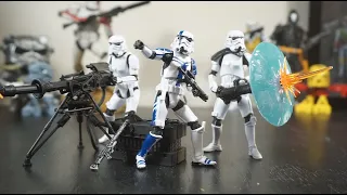 BEST 3.75" STORMTROOPER FIGURES EVER!! TVC Gaming Greats Commander, Heavy Trooper, & E-Web Review!