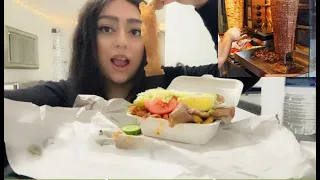 LARGE DONER KEBAB MUKBANG