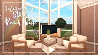 Minami Oroi Roblox Bloxburg Speedbuild Minimalist Blush Beach House - March 28 2021