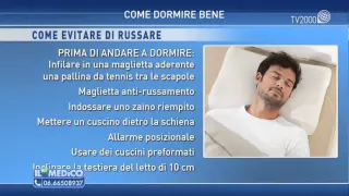 "Il mio Medico" - Come dormire bene