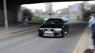 Audi RS6 Near CRASH London