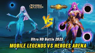 Mobile Legends Bang Bang vs. Heroes Arena: Hero Comparison - Ultra HD 2023