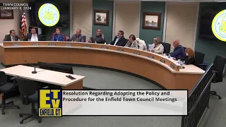 Enfield, CT - Town Council - January 8, 2024