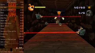 (WR) Rayman 2: The Great Escape (PS1) 100% speedrun in 1:41:24