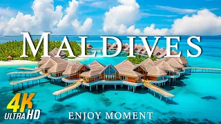 Maldives 4k - Relaxing Music With Beautiful Natural Landscape - Amazing Nature - 4K Video Ultra HD