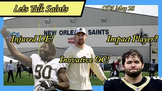 Saints OTA News: Injury Impact, Offensive Innovation, and Rising Star