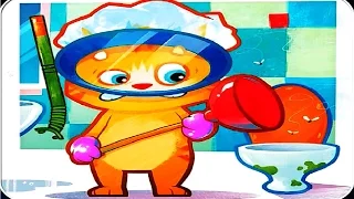 Говорящий рыжий кот джинджер  #9 мультик игра  для детей Talking Ginger  #Мобильные игры
