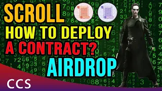 ⚠️ Scroll Airdrop Free 🧐 How To Deploy a Contract Step by Step - #airdrop #scroll