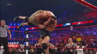 Ryback three  vs  John cena stage of hell match for wwe Superstar highlights