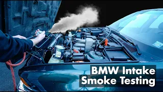 How to Smoke Test a BMW Intake with Vacuum Leaks and Lean Codes P0171 P0174 or 1222