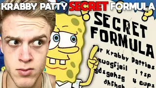 The Krabby Patty Secret Formula! Joe Bartolozzi