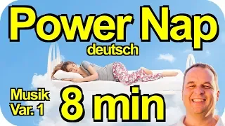 Powernap 8 min Power Nap deutsch Meditation Mittagsschlaf Powerschlaf Kurzschlaf Hypnose mit WOW✅