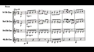 Mendelssohn: Canzonetta from String Quartet No.1 in E-flat Major, Op.12 (Clarinet Quartet)