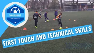 How to Improve Your First Touch - Group Soccer Training ⚽️