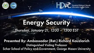 HDIAC Webinars - Energy Security