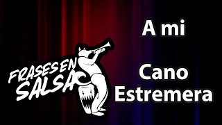 A mi letra - Cano estremera (Frases en Salsa)