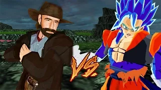 Chuck Norris vs Gogetto SSG4SS | DBZ Tenkaichi 3 (MOD)