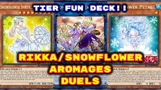 Yugioh - Rikka/Snowflower Duels (Feat. Aromages)(Deck Download in Description)