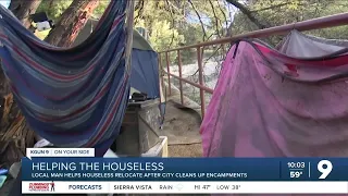 City of Tucson ordering some houseless people to relocate