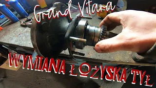 Suzuki Grand Vitara Jak wymienić Łożysko tylnego koła Jak wyjąć półoś z vitary Majster Garage