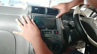 Cara pasang head unit di xenia/avanza old