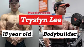 Tristyn lee 18 year old bodybuilder massive workout session