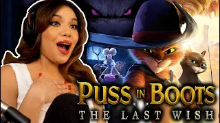 LATINA ACTRESS REACTS to PUSS IN BOOTS: THE LAST WISH Movie Reaction *ONE OF THE BEST VILLAINS EVER*