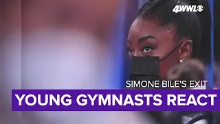 Young gymnasts respect Simone Biles exit from the Olympics