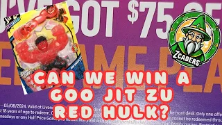Can we win a Red Hulk Goo Jit Zu?