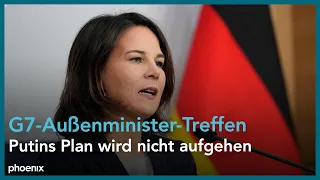 Annalena Baerbock zum G7-Treffen der Außenminister am 17.04.23