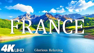 France 4K - Amazing Beautiful Nature Scenery with Piano Relaxing Music - 4K Video Ultra HD