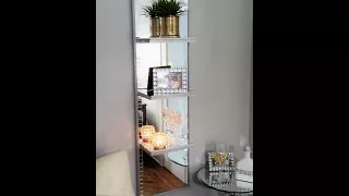 Mirrored Shelf Unit DIY