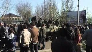 Краматорск Старый Город военные 16 04 2014