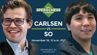 Speed Chess Championship: Magnus Carlsen Vs Wesley So