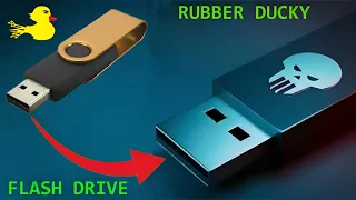 Turning a regular USB flash drive into a USB rubber ducky | DIY rubber ducky | Pen drive to bad USB