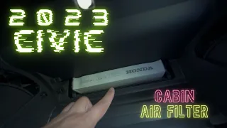 2023 Honda Civic Sport Cabin Air Filter Replacement