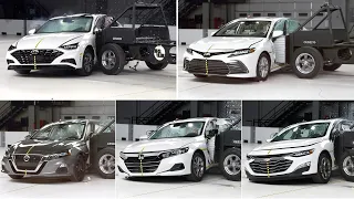 Camry VS Sonata VS Accord VS Altima VS Malibu – New IIHS Side Crash Test