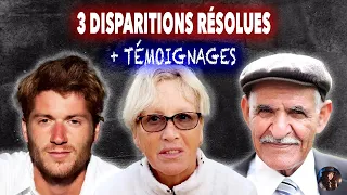 MISES À JOUR 2024 : LES DISPARITIONS D'ARTHUR ANGÉ, CHANTAL MORISSET, EL MEKKI TERRAK + Témoignages