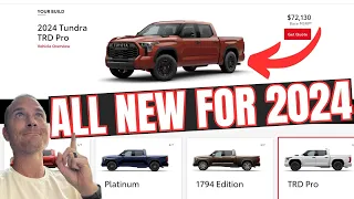 Build Your 2024 Toyota Tundra Now!