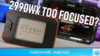 Threadripper 2990WX & 2950X Benchmark Review