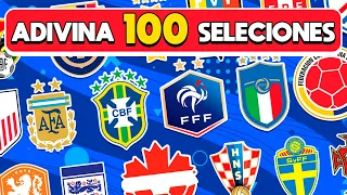 ️⚽️ Adivina 100 Escudos de Países 🤔🧠🧐 | Trivia Fútbol | ¿Qué Selección es? | DiverTrivia