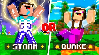 EXTREME Would You Rather vs Noob1234 & Girl1234! - Minecraft