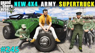 Buying New 4x4 Army Supertruck | Gta V Gameplay