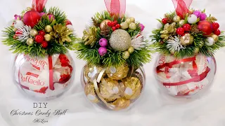 🍬 ПОДАРОЧНЫЙ ШАР С КОНФЕТАМИ ⛄️❄️⛄️ Christmas Candy Ball 🍬