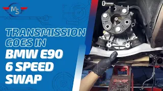 BMW E90 328i 6-speed Manual Transmission Swap | Transmission is in | Part 10