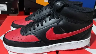 Nike Court Vision Mid (BRED)